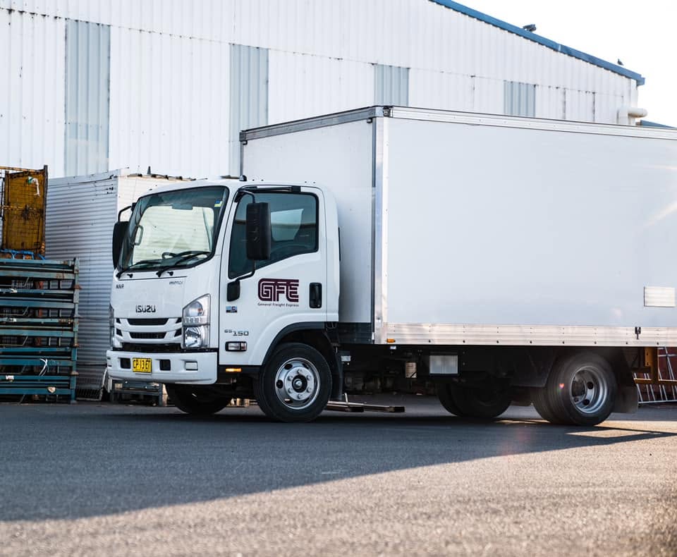 GFE Isuzu box truck